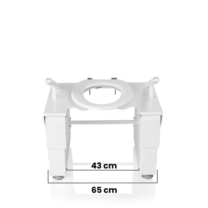 Sollevatore elettrico WC Roma - Larghezze