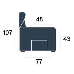 Poltrona relax misure