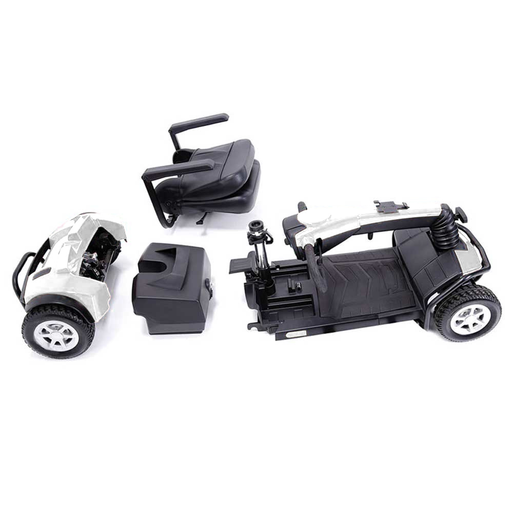 Scooter elettrico M1 smontato - Bianco