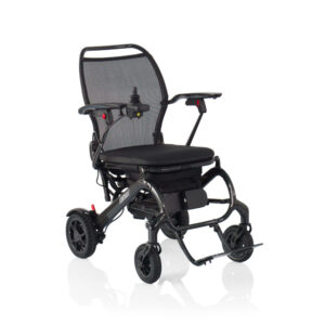 carrozzina elettronica pieghevole superleggera carbon