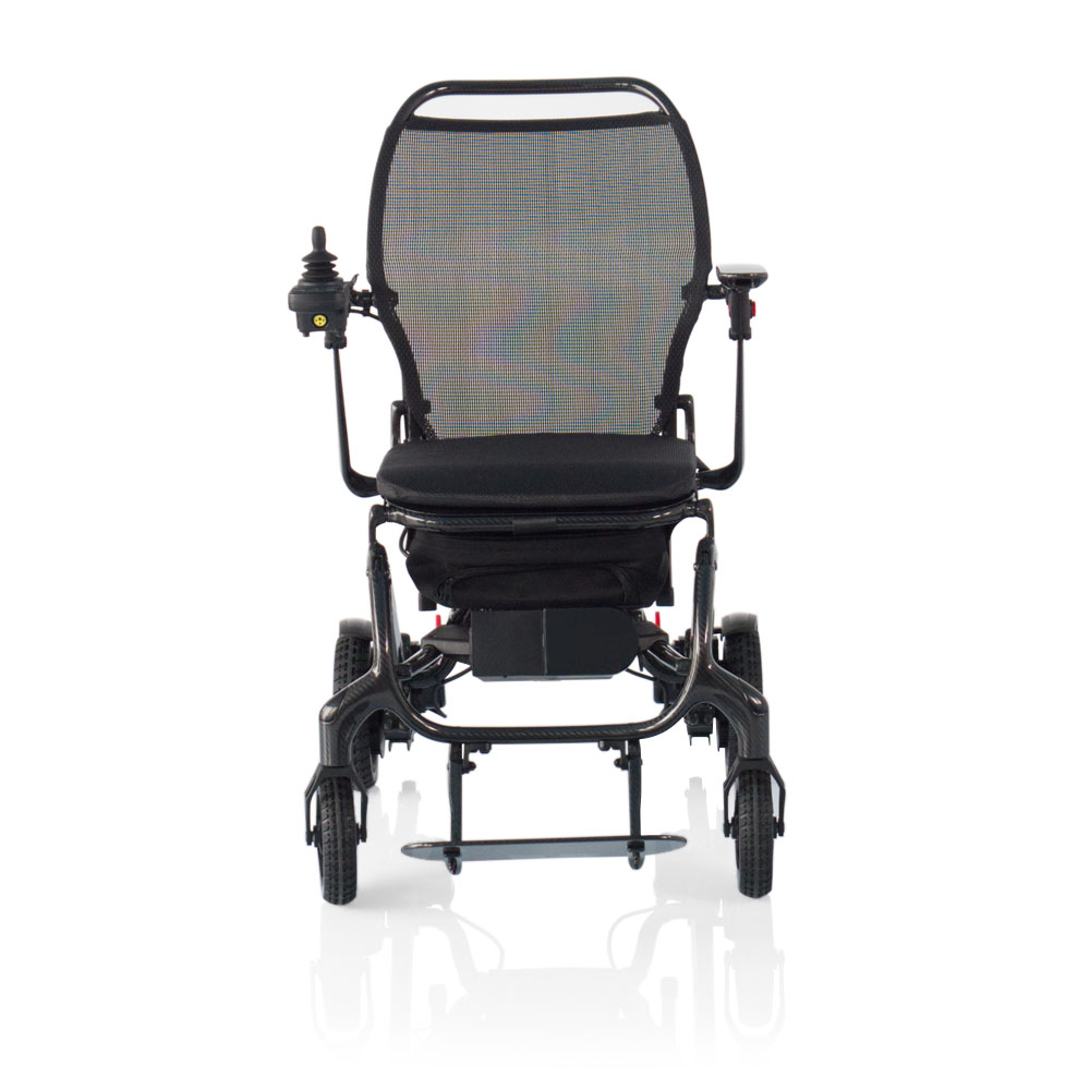 carrozzina elettronica pieghevole superleggera carbon