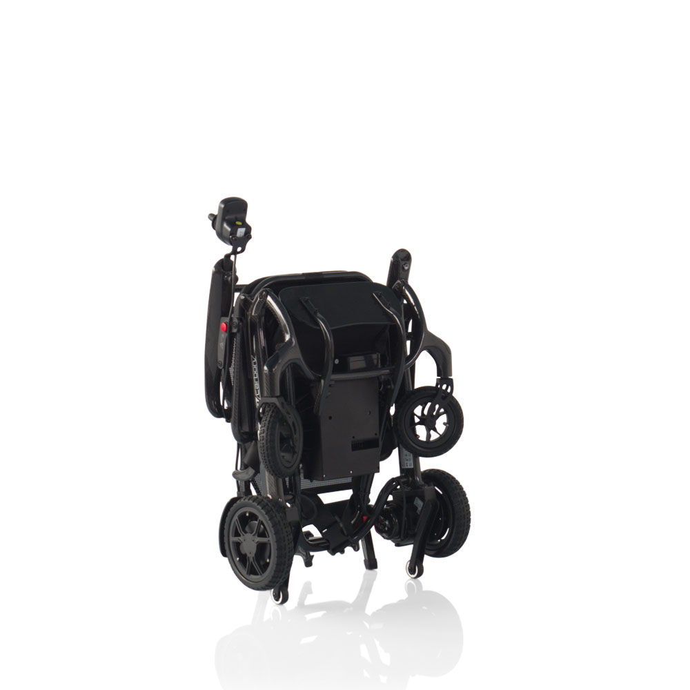 carrozzina elettronica pieghevole superleggera carbon