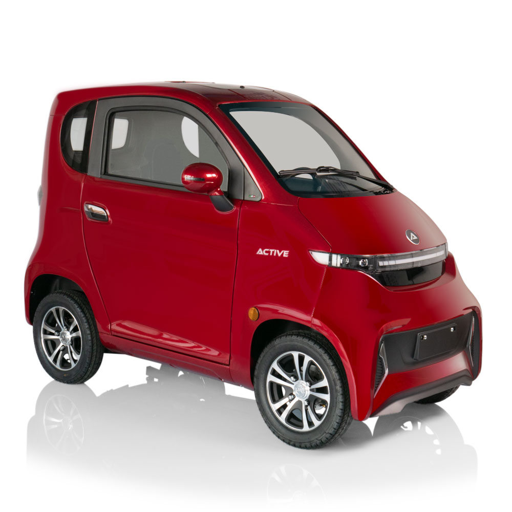 minicar elettrica active rossa