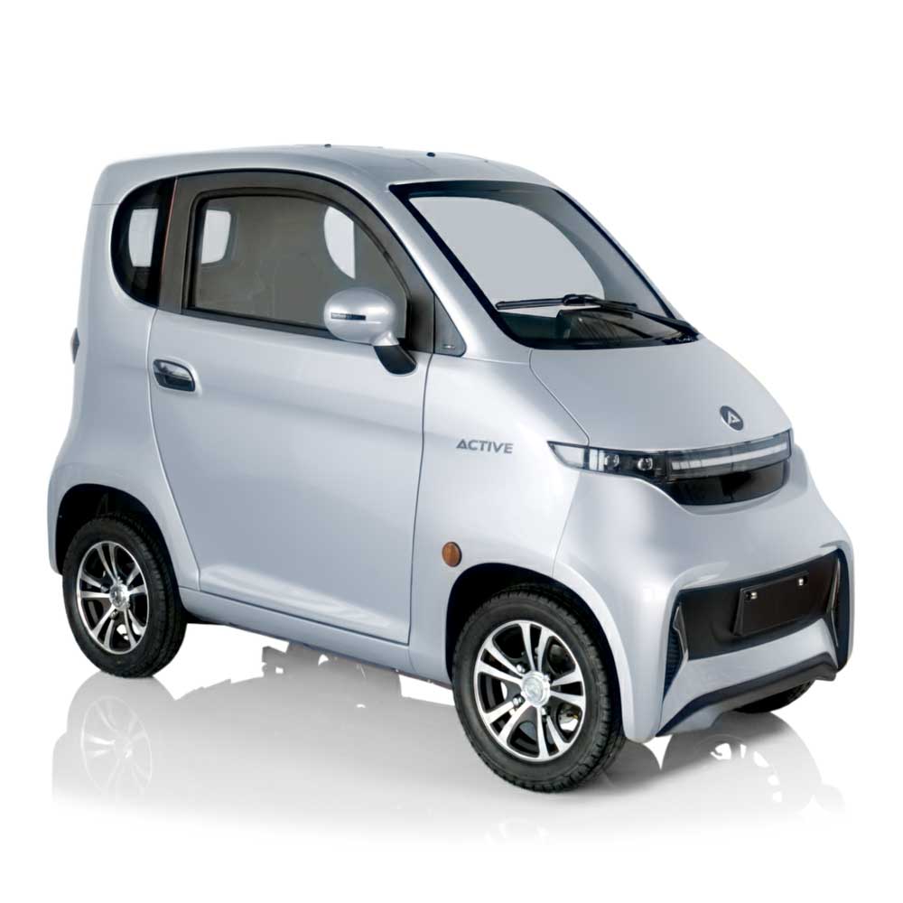 minicar elettrica active silver metallic