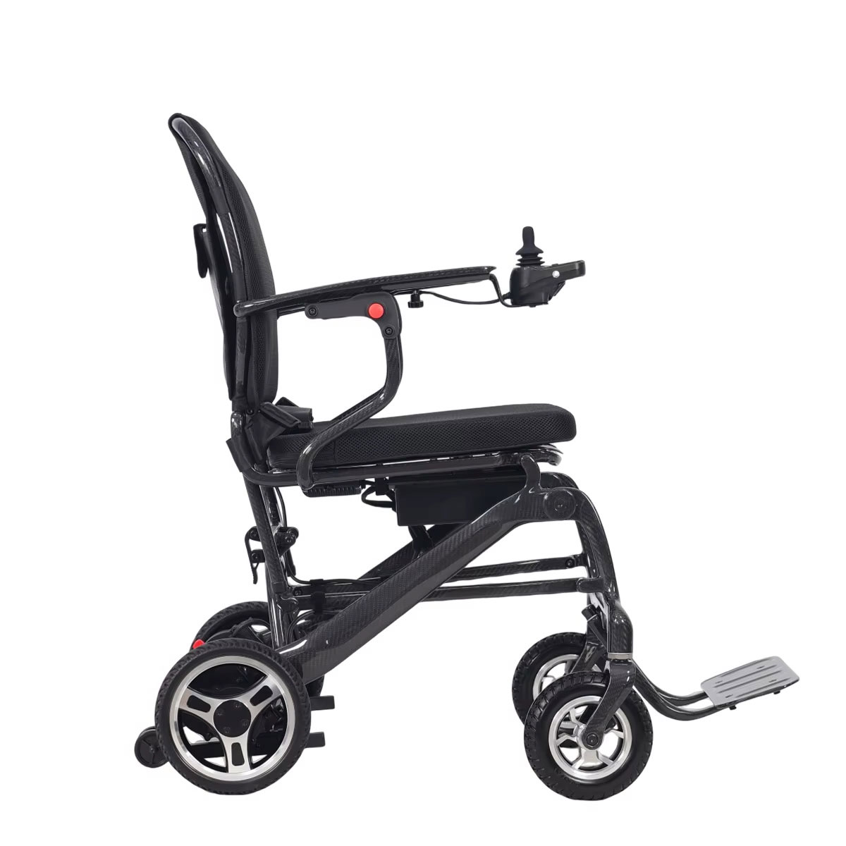 carrozzina elettrica superleggera in carbonio