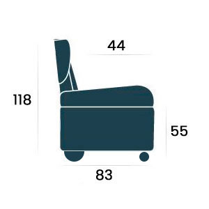 Poltrona relax misure